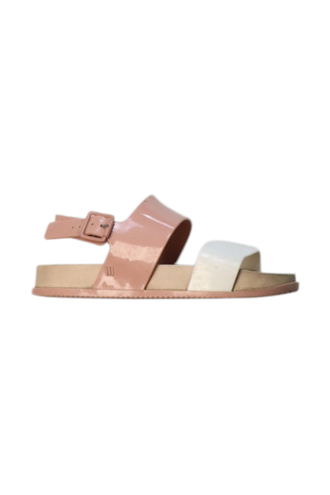 A Multicolour Sandals from Mini Melissa in size 6T for neutral. (Front View)