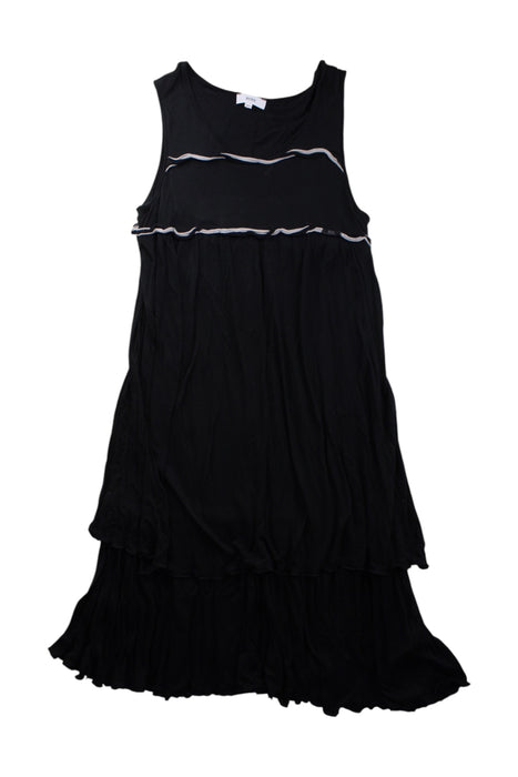 A Black Sleeveless Dresses from Boss in size 14Y for girl. (Front View)
