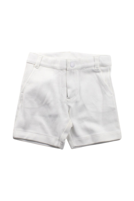 A White Shorts from Jacadi in size 12-18M for neutral. (Front View)