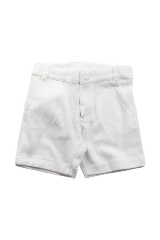 A White Shorts from Jacadi in size 12-18M for neutral. (Front View)