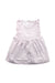 A Pink Sleeveless Dresses from Jacadi in size 6-12M for girl. (Front View)