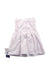 A Pink Sleeveless Dresses from Jacadi in size 6-12M for girl. (Back View)