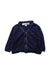 A Navy Cardigans from Tartine et Chocolat in size 3-6M for neutral. (Front View)