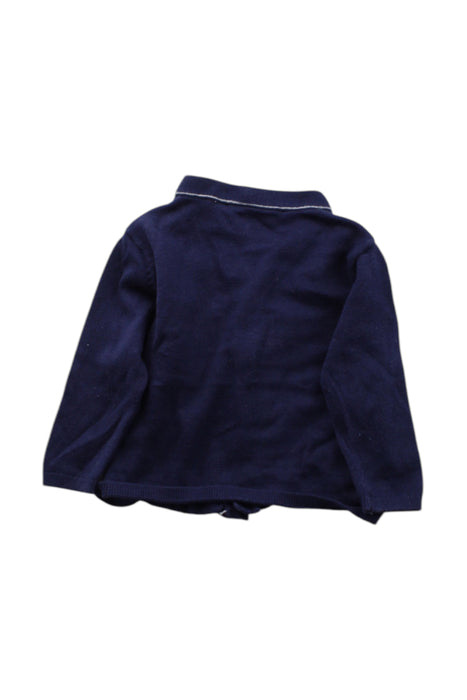 A Navy Cardigans from Tartine et Chocolat in size 3-6M for neutral. (Back View)