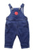 A Blue Long Overalls from Seed in size 3-6M for neutral. (Front View)