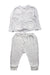 A Grey Gift Sets from Mori in size 3-6M for neutral. (Front View)