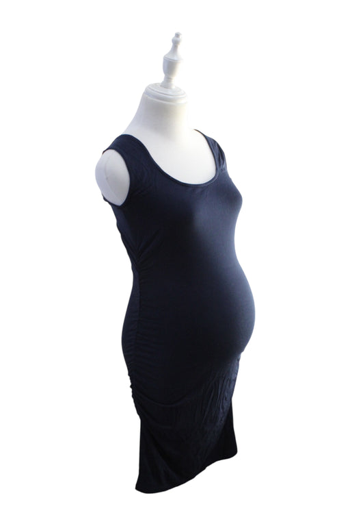 A Black Sleeveless Dresses from Seraphine in size Maternity-XS for maternity. (Front View)