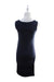 A Black Sleeveless Dresses from Seraphine in size Maternity-XS for maternity. (Back View)