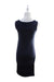A Black Sleeveless Dresses from Seraphine in size Maternity-XS for maternity. (Back View)