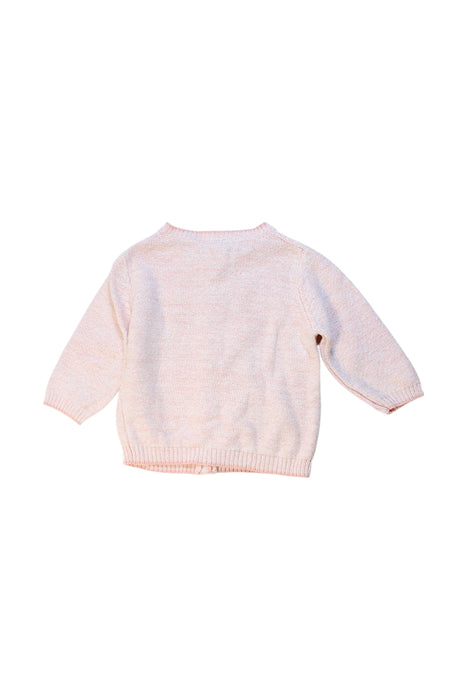 A Pink Cardigans from Seed in size 3-6M for neutral. (Back View)