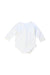 A White Long Sleeve Bodysuits from Mides in size 0-3M for neutral. (Back View)