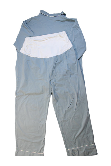 A Blue Pyjama Sets from 010 Maternity in size M for maternity. (Back View)