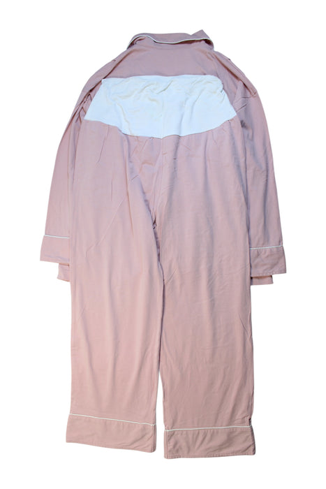 A Pink Pyjama Sets from 010 Maternity in size M for maternity. (Back View)