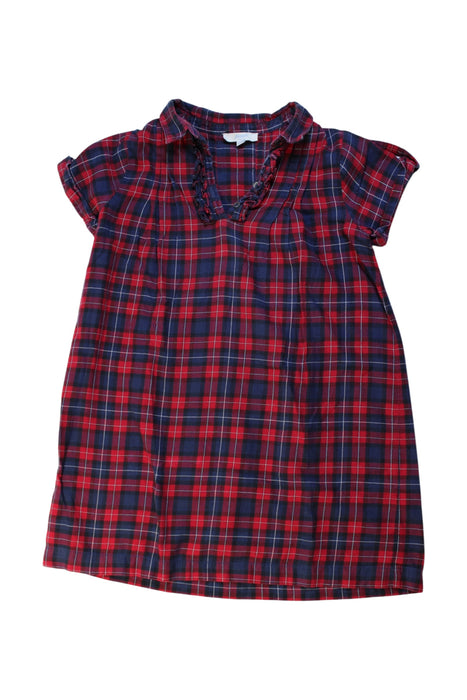 A Navy Short Sleeve Shirts from Jacadi in size 6T for girl. (Front View)