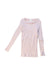 A White Long Sleeve Tops from Seed in size 5T for girl. (Front View)