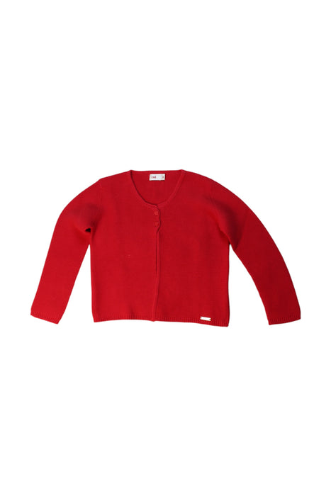 A Red Cardigans from Condor Barcelona in size 6T for girl. (Front View)