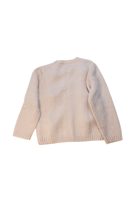 A Beige Cardigans from Bonheur du Jour in size 6T for girl. (Back View)