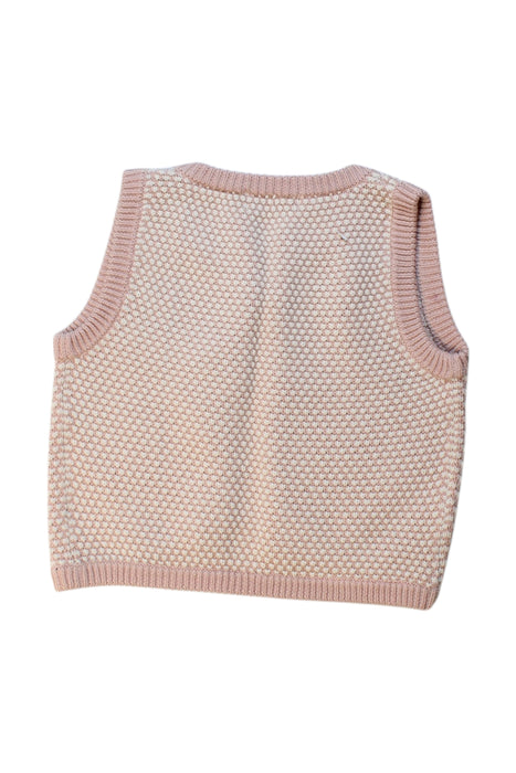 A Pink Outerwear Vests from Petite Lucette in size 6T for girl. (Back View)