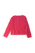 A Pink Cardigans from Petit Bateau in size 6T for girl. (Back View)