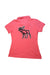 A Pink Short Sleeve Polos from Abercrombie & Fitch in size 12Y for girl. (Back View)