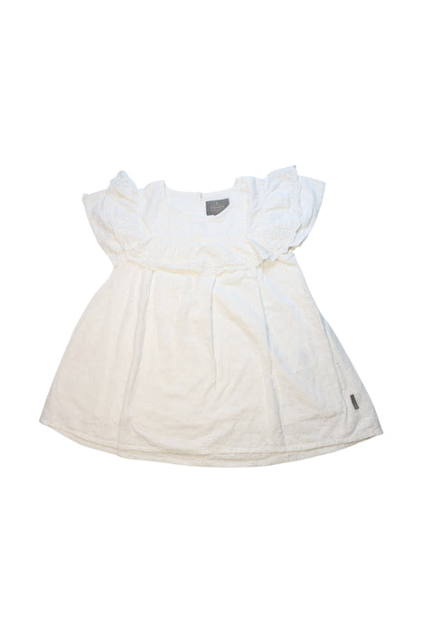 A White Sleeveless Dresses from Creamie in size 10Y for girl. (Front View)