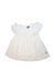 A White Sleeveless Dresses from Creamie in size 10Y for girl. (Front View)