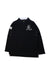 A Black Long Sleeve Polos from Shanghai Tang in size 4T for boy. (Front View)