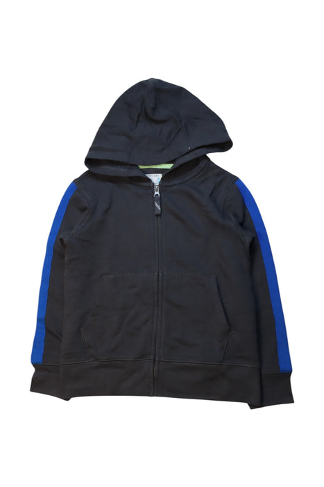 A Black Zippered Sweatshirts from Crewcuts in size 6T for boy. (Front View)
