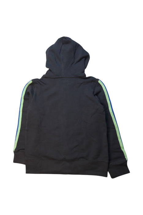A Black Zippered Sweatshirts from Crewcuts in size 6T for boy. (Back View)