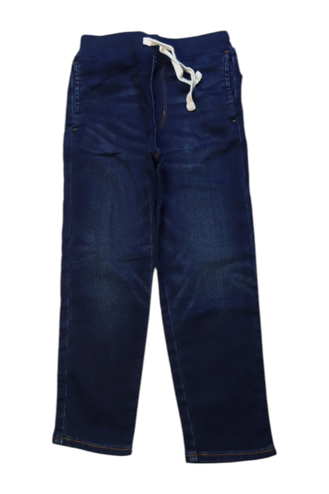 A Navy Jeans from Crewcuts in size 6T for boy. (Front View)