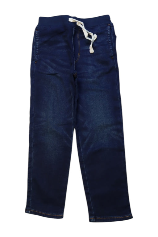 A Navy Jeans from Crewcuts in size 6T for boy. (Front View)