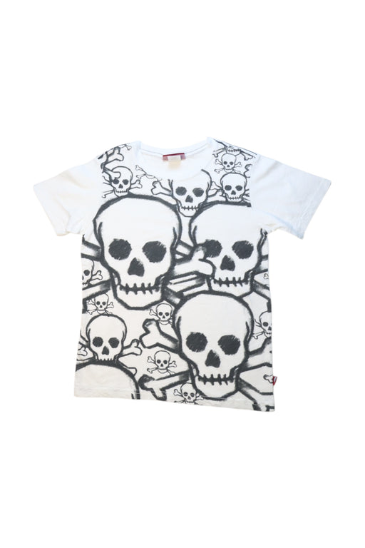 A White Short Sleeve T Shirts from City Threads in size 6T for boy. (Front View)