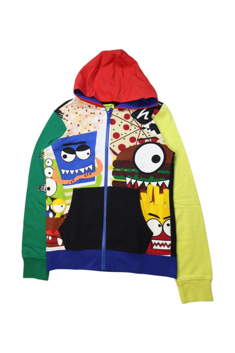 A Multicolour Zippered Sweatshirts from Desigual in size 9Y for boy. (Front View)