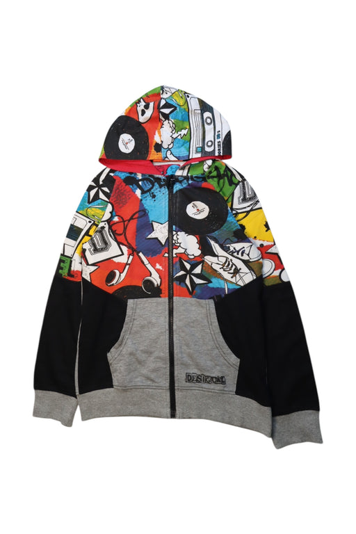 A Multicolour Hooded Sweatshirts from Desigual in size 9Y for boy. (Front View)