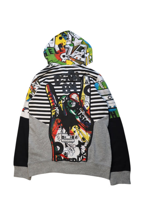 A Multicolour Hooded Sweatshirts from Desigual in size 9Y for boy. (Back View)