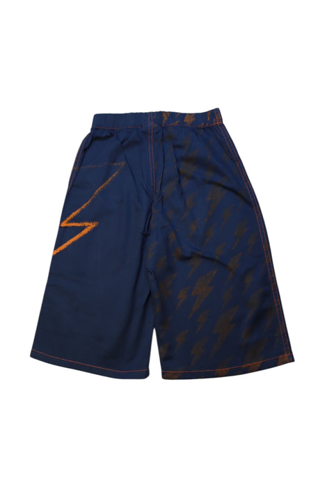 A Blue Shorts from City Threads in size 10Y for boy. (Back View)
