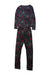 A Black Pyjama Sets from City Threads in size 6T for boy. (Front View)