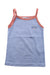 A Blue Sleeveless Tops from Petit Bateau in size 4T for neutral. (Front View)
