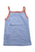 A Blue Sleeveless Tops from Petit Bateau in size 4T for neutral. (Back View)