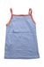 A Blue Sleeveless Tops from Petit Bateau in size 4T for neutral. (Back View)