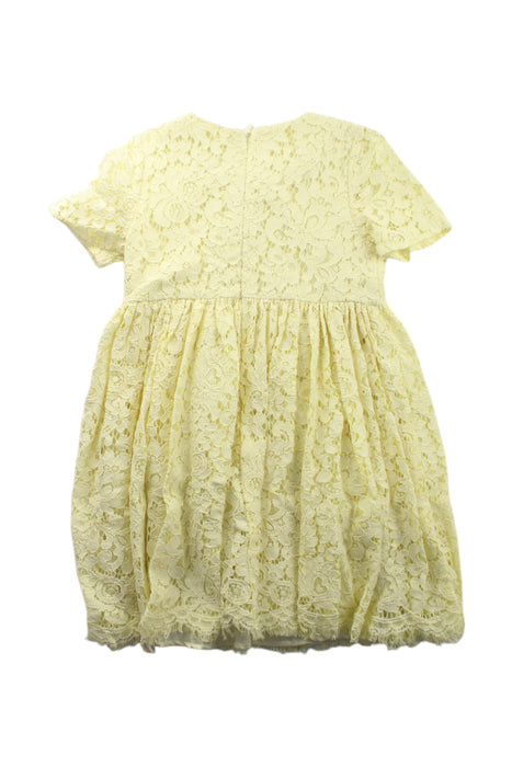 A Ivory Short Sleeve Dresses from Bardot Junior in size 6T for girl. (Back View)