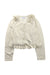 A Ivory Cardigans from Mayoral in size 5T for girl. (Front View)