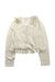A Ivory Cardigans from Mayoral in size 5T for girl. (Front View)