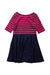 A Pink Long Sleeve Dresses from Polo Ralph Lauren in size 5T for girl. (Back View)
