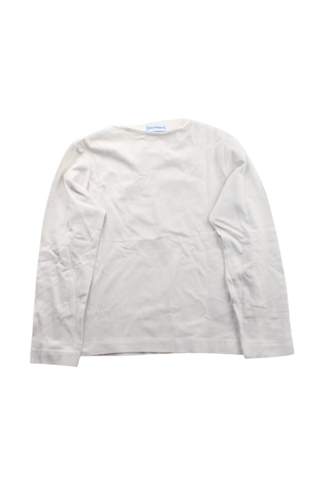 A White Long Sleeve Tops from Mayoral in size 6T for girl. (Back View)