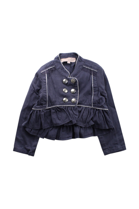 A Navy Blazers from Tutu Du Monde in size 4T for girl. (Front View)