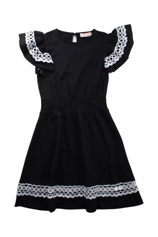 A Black Short Sleeve Dresses from Lipsy London in size 9Y for girl. (Front View)