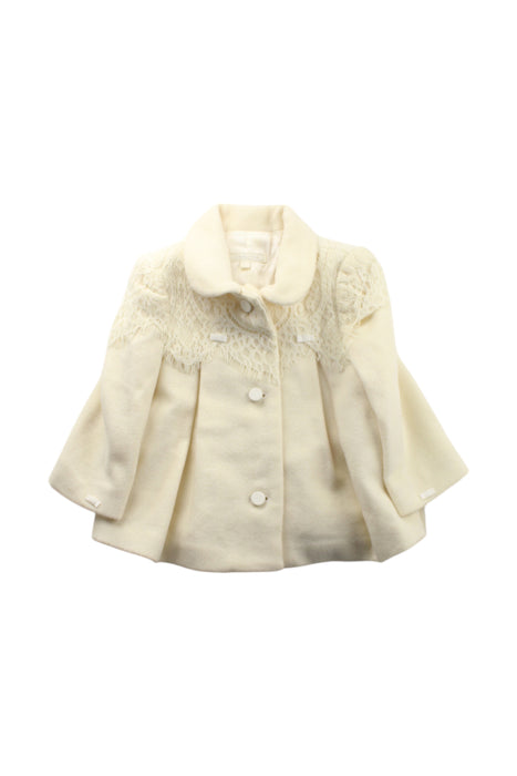 A Ivory Coats from Nicholas & Bears in size 3T for girl. (Front View)