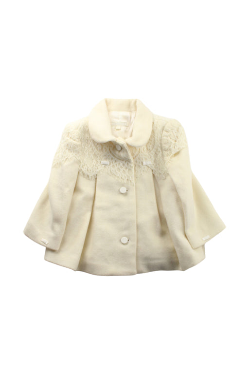 A Ivory Coats from Nicholas & Bears in size 3T for girl. (Front View)