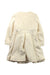 A Ivory Coats from Nicholas & Bears in size 3T for girl. (Back View)